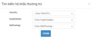 Nơi đăng kí hộ khẩu thường trú